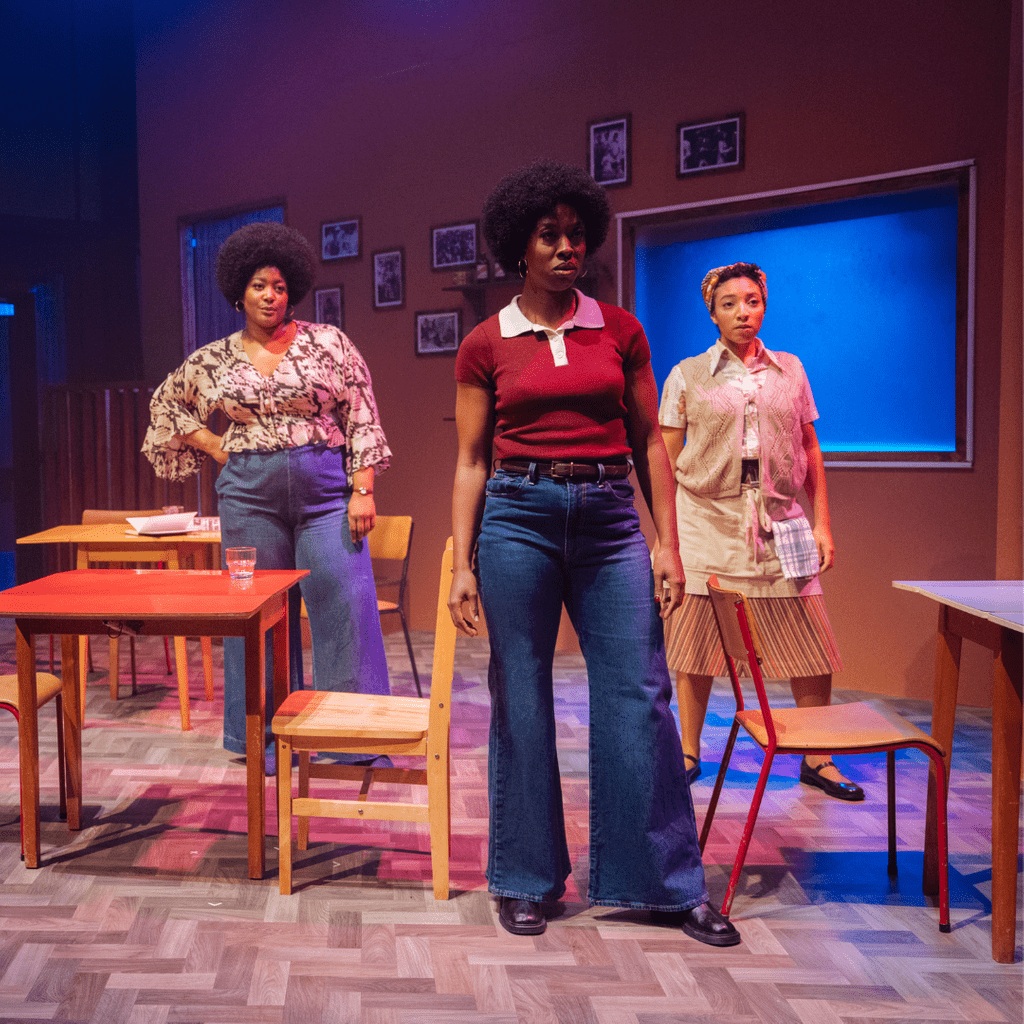 Black Power Desk production scene 1