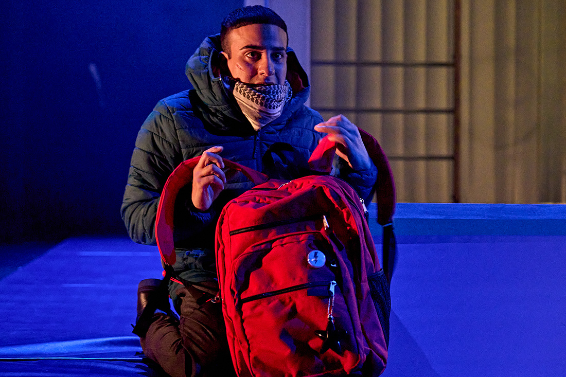 The Boy at the Back of the Class stage production scene