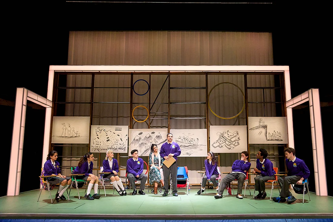 Production scene from The Boy At The Back Of The Class