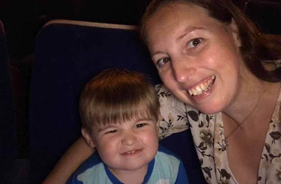 Katy and James first theatre trip